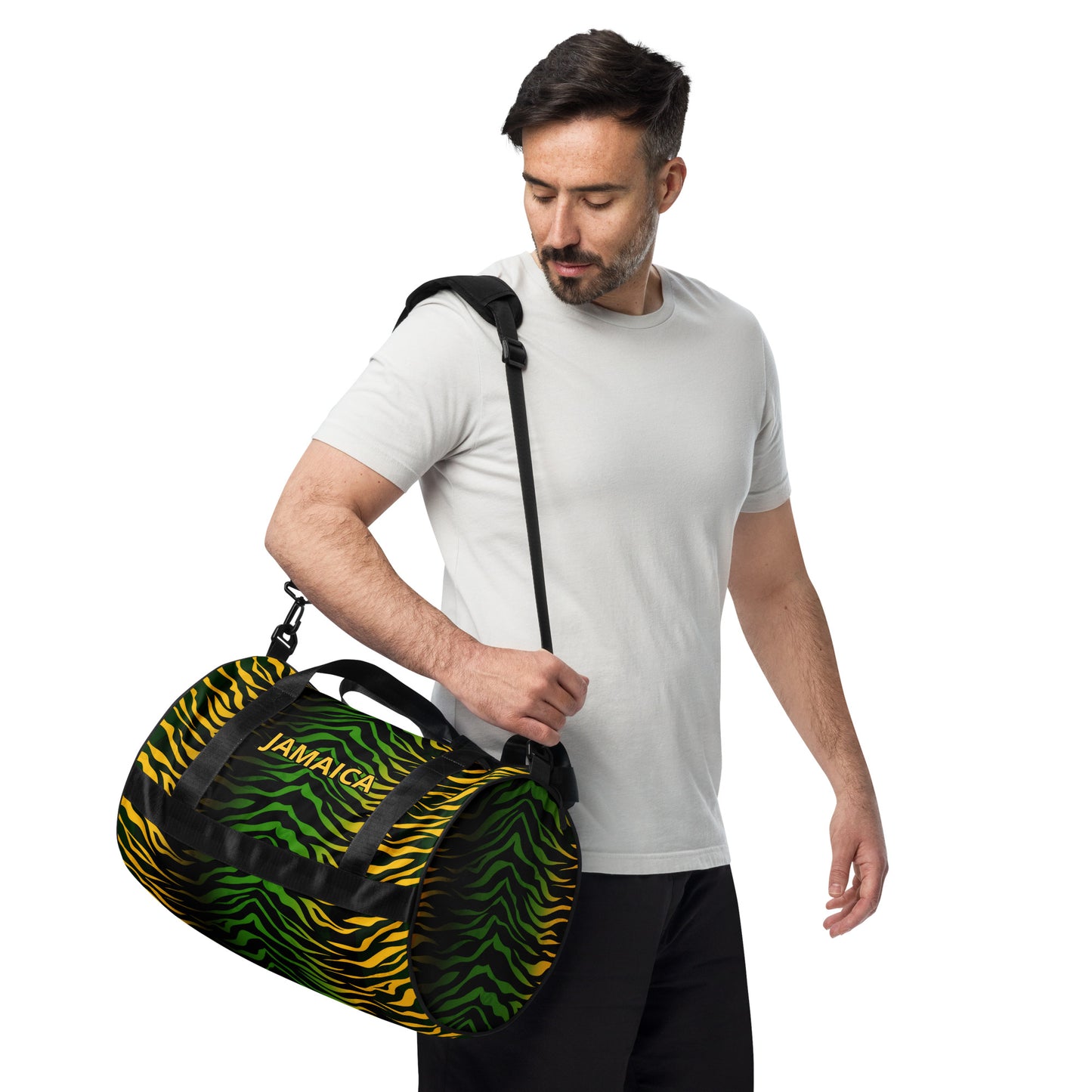 Jamaica All-over print gym bag