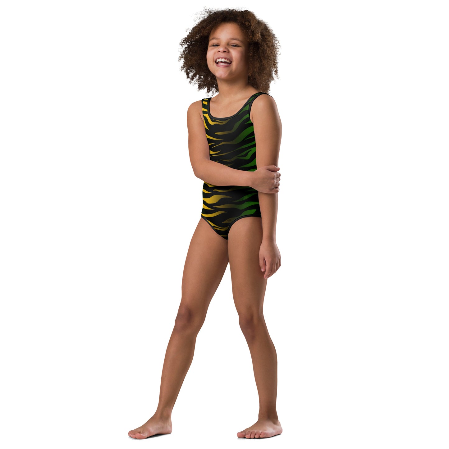 Jamaica All-Over Print Kids Swimsuit