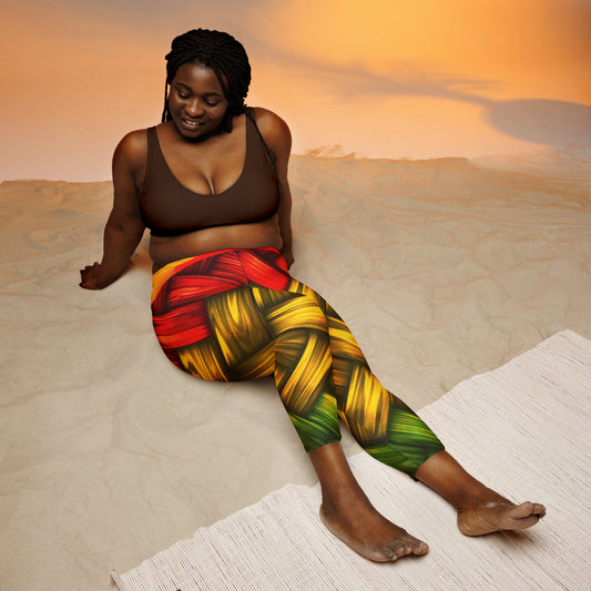 Rasta Yoga Capri Leggings