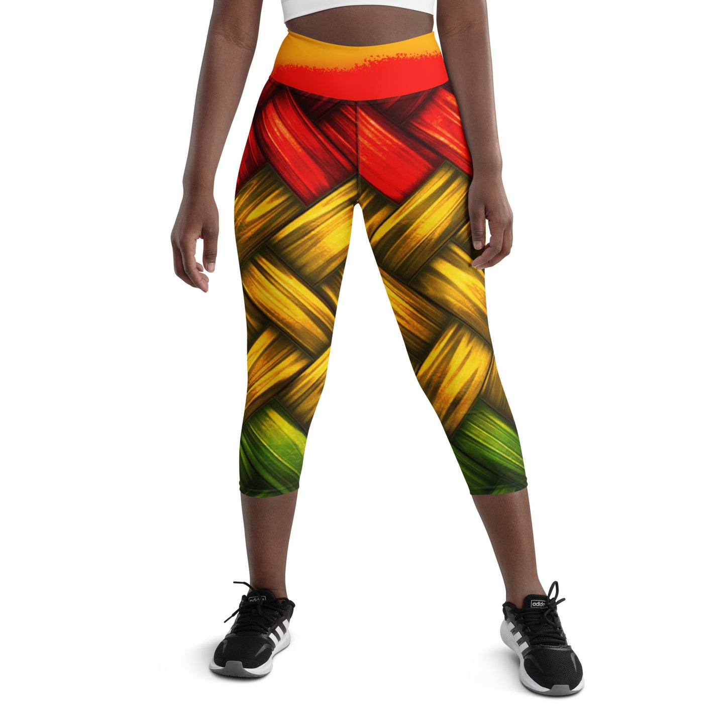 Rasta Yoga Capri Leggings