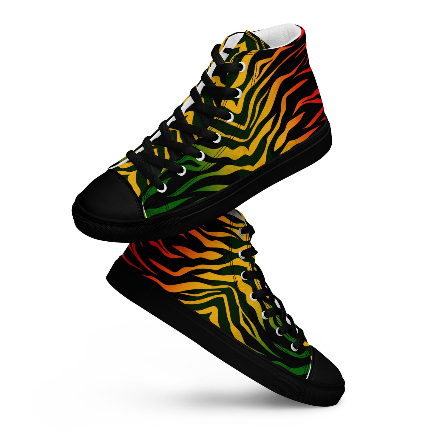 Reggae One Love Men’s high top canvas shoes