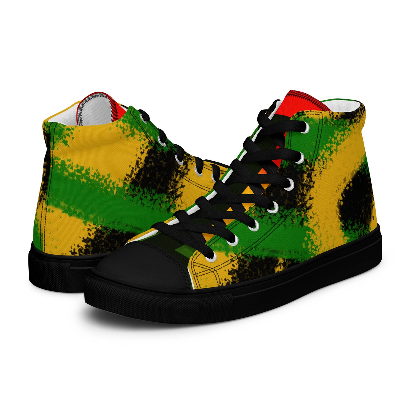 Men’s high top canvas shoes