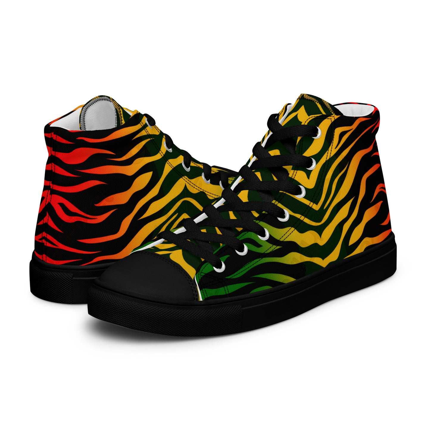 Reggae One Love Men’s high top canvas shoes