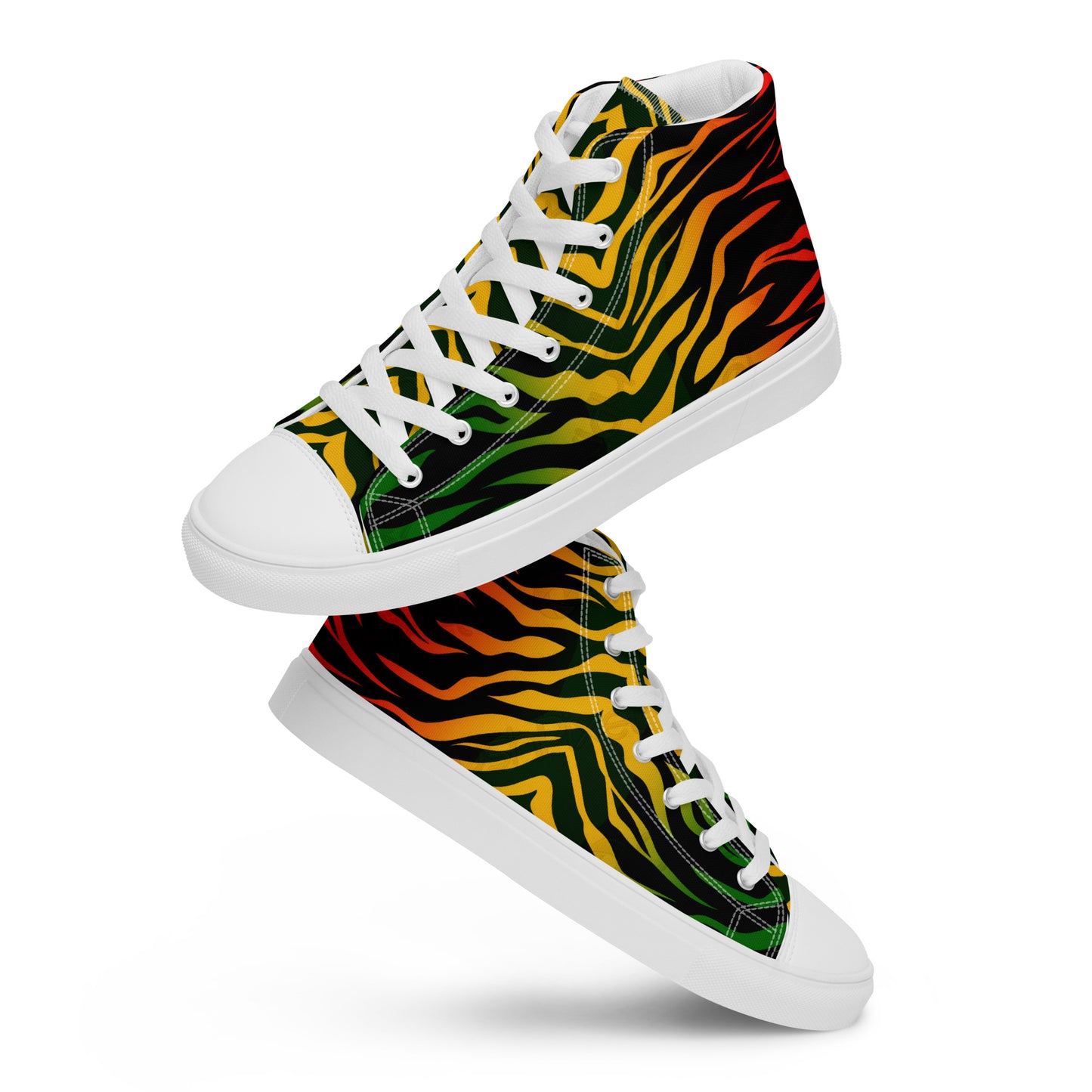 Reggae One Love Men’s high top canvas shoes