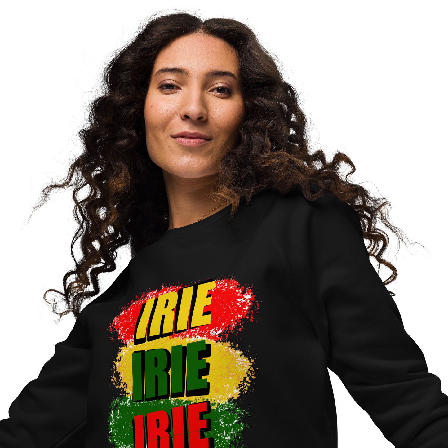 Irie Unisex organic raglan sweatshirt