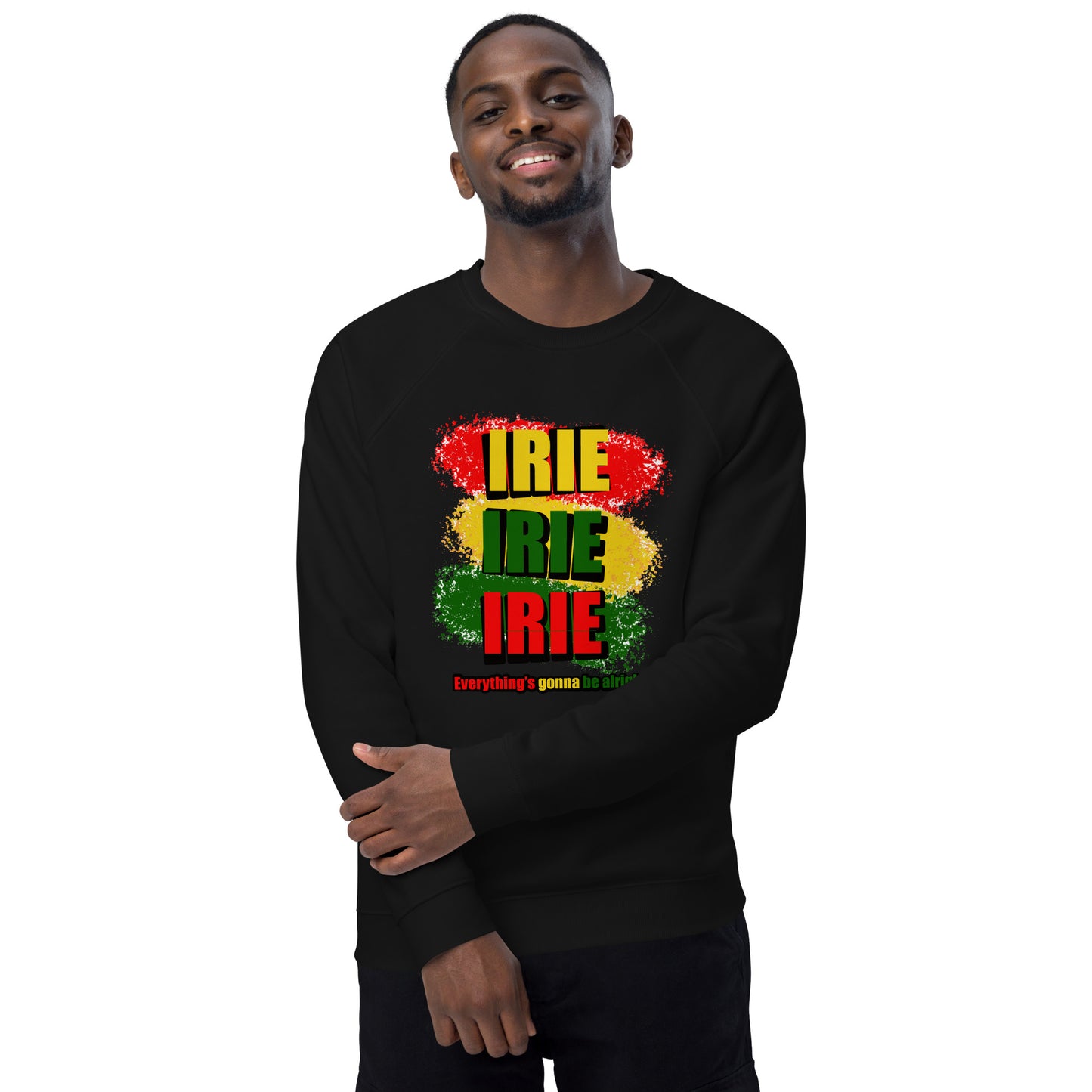 Irie Unisex organic raglan sweatshirt