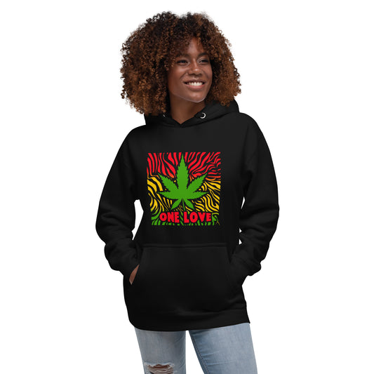 One Love Cannabis Unisex Hoodie